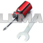 Профессиональный прививочный секатор Grafting Tool с 3 ножами для обрезки и прививки деревьев в кейсе